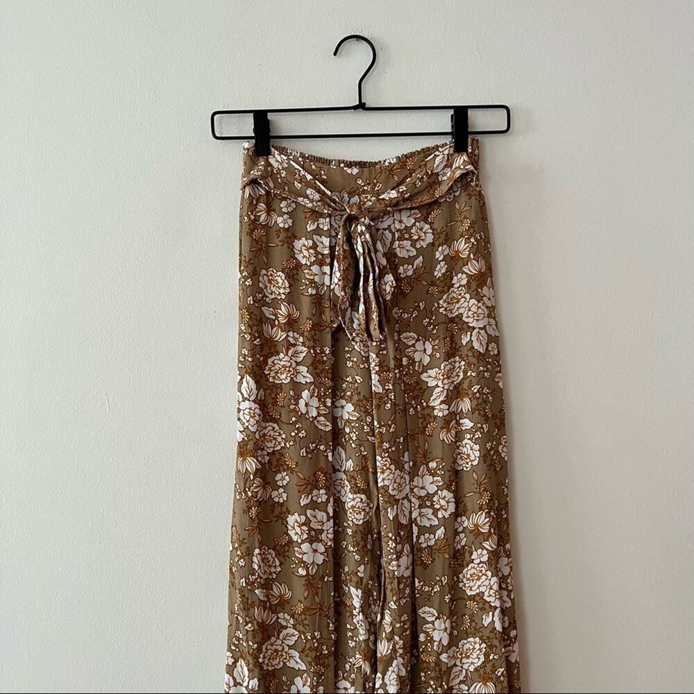 Faithfull The Brand Tiki Tiki Floral Wide Leg Pants View 3